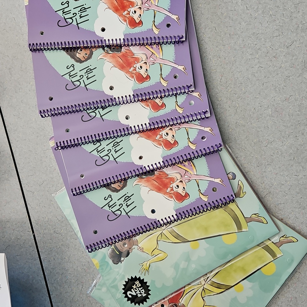 Disney Purple 'Girls Trip' Notebooks And Folder - Picture 2 of 10